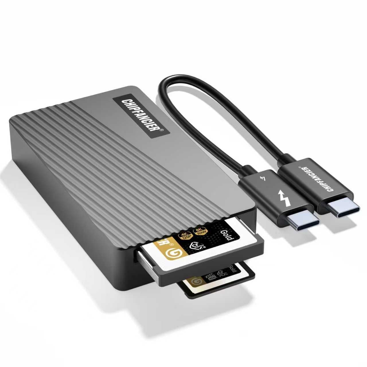 CFexpress Type-A/B 2-in-1 Card Reader USB4 Thunderbolt 3/4-USB4CFA/CFBCardReader