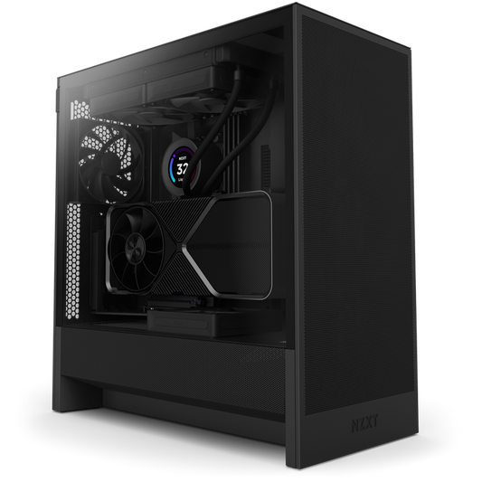 H5 Flow Atx Mid Tower Tg Black